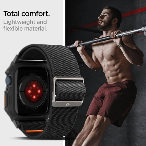 Kup Case Spigen Lite Fit Pro Apple Watch 4/5/6/7/8/9/SE 44/45mm Matte Schwarz - SPN3352 - {ean13} - Sklep Home Screen