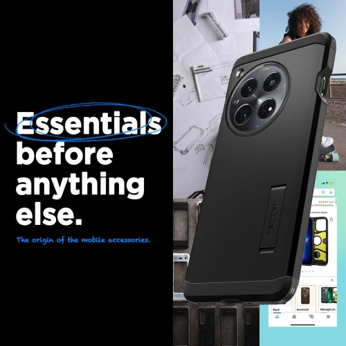 Kup Case Spigen Tough Armor OnePlus 12 Schwarz - SPN3353 - {ean13} - Sklep Home Screen