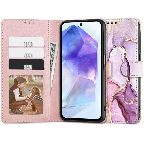 Kup Case Tech-Protect Wallet Samsung Galaxy A55 5G Marmor - THP2679 - {ean13} - Sklep Home Screen