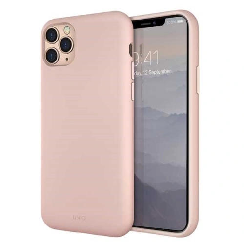 Kup Etui UNIQ Lino Hue Apple iPhone 11 Pro Max roz/gălbui roz - UNIQ78PINK - {ean13} - Sklep Home Screen