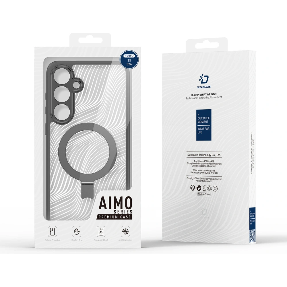 Etui Dux Ducis Aimo Mag MagSafe Samsung Galaxy S24 czarne