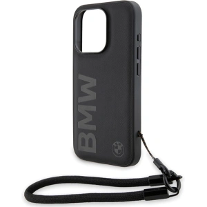 Kup Etui BMW BMHCP15X23RMRLK Apple iPhone 15 Pro Max hardcase Signature Leather Wordmark Cord černý/black - BMW615 - {ean13} - Sklep Home Screen