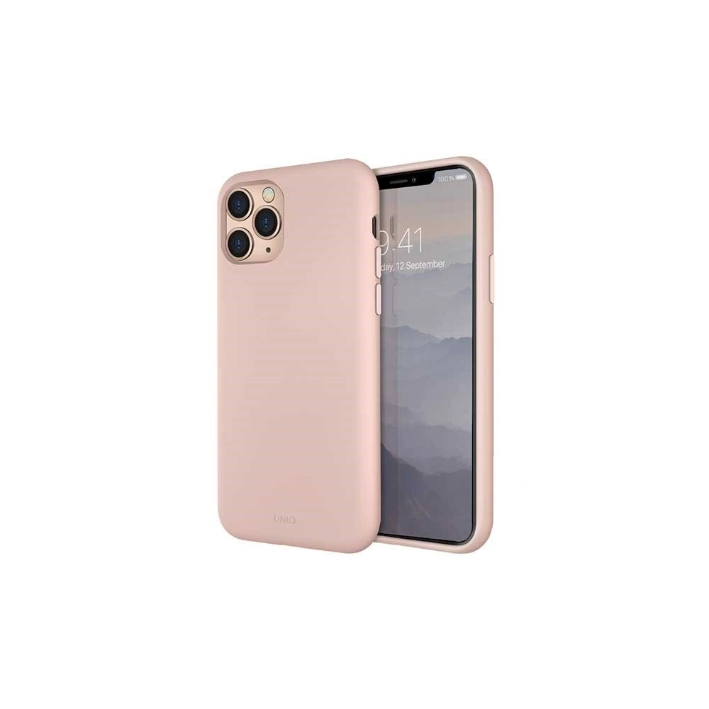 Etui UNIQ Lino Hue Apple iPhone 11 Pro różowy/blush pink