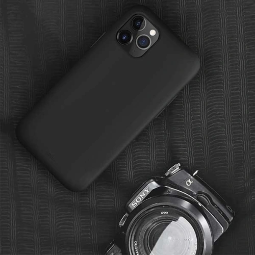 Kup Etui UNIQ Lino Hue Apple iPhone 11 negru/cerneală neagră - UNIQ85BLK - {ean13} - Sklep Home Screen