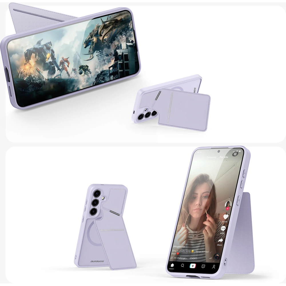 Etui Dux Ducis Rafi ll Mag Samsung Galaxy S24 fioletowe