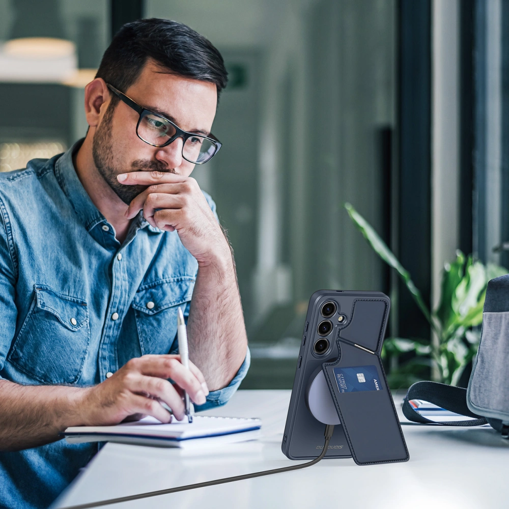 Etui Dux Ducis Rafi ll Mag Samsung Galaxy S24+ Plus niebieskie