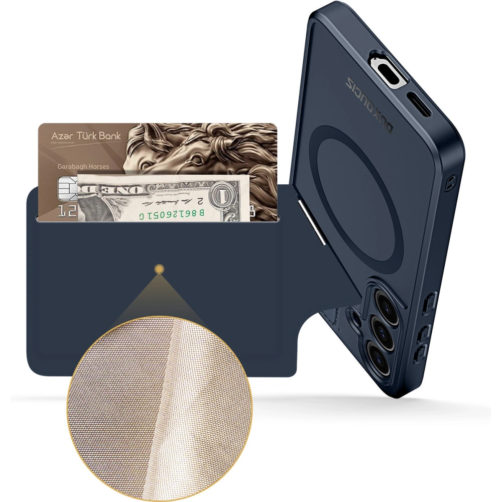 Etui Dux Ducis Rafi ll Mag Samsung Galaxy S24+ Plus niebieskie