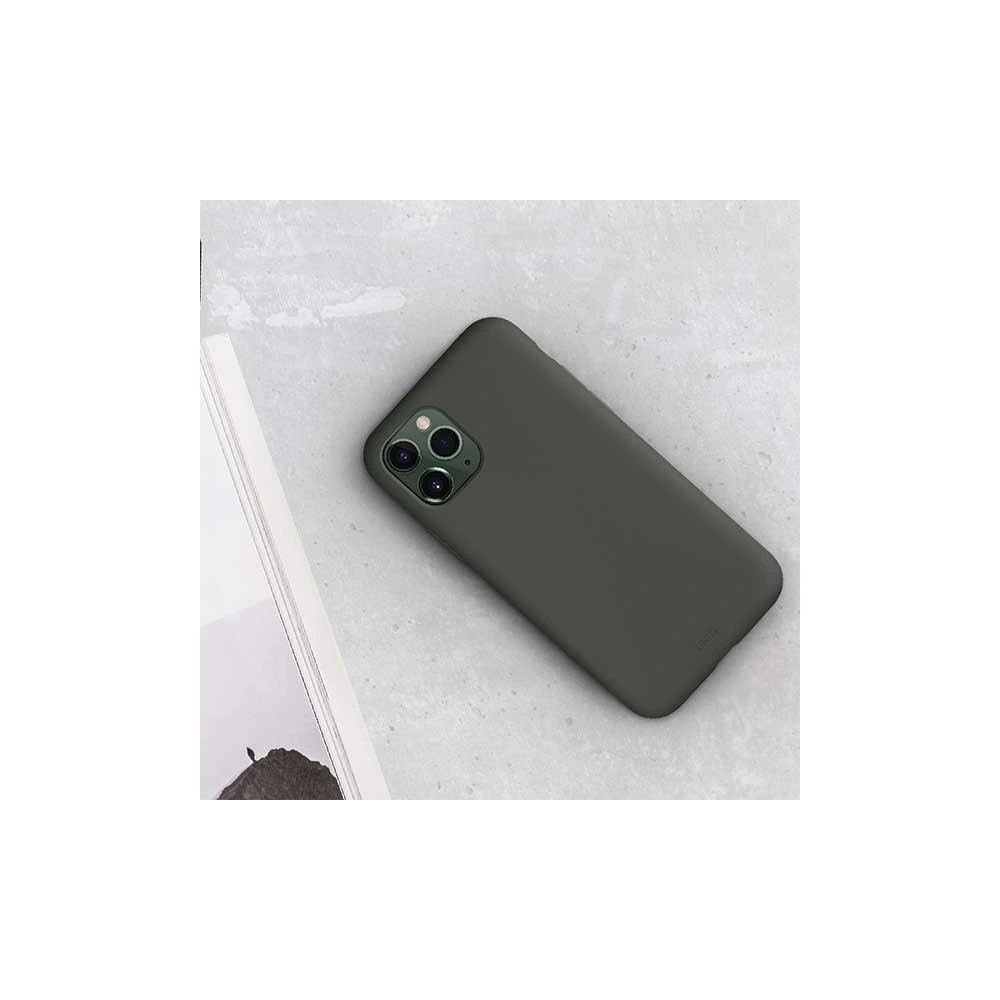 Etui UNIQ Lino Hue Apple iPhone 11 szary/moss grey