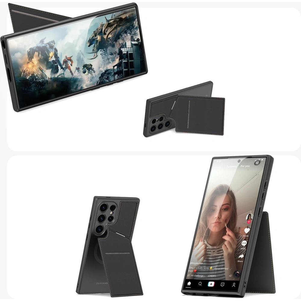 Etui Dux Ducis Rafi ll Mag Samsung Galaxy S24 Ultra czarne