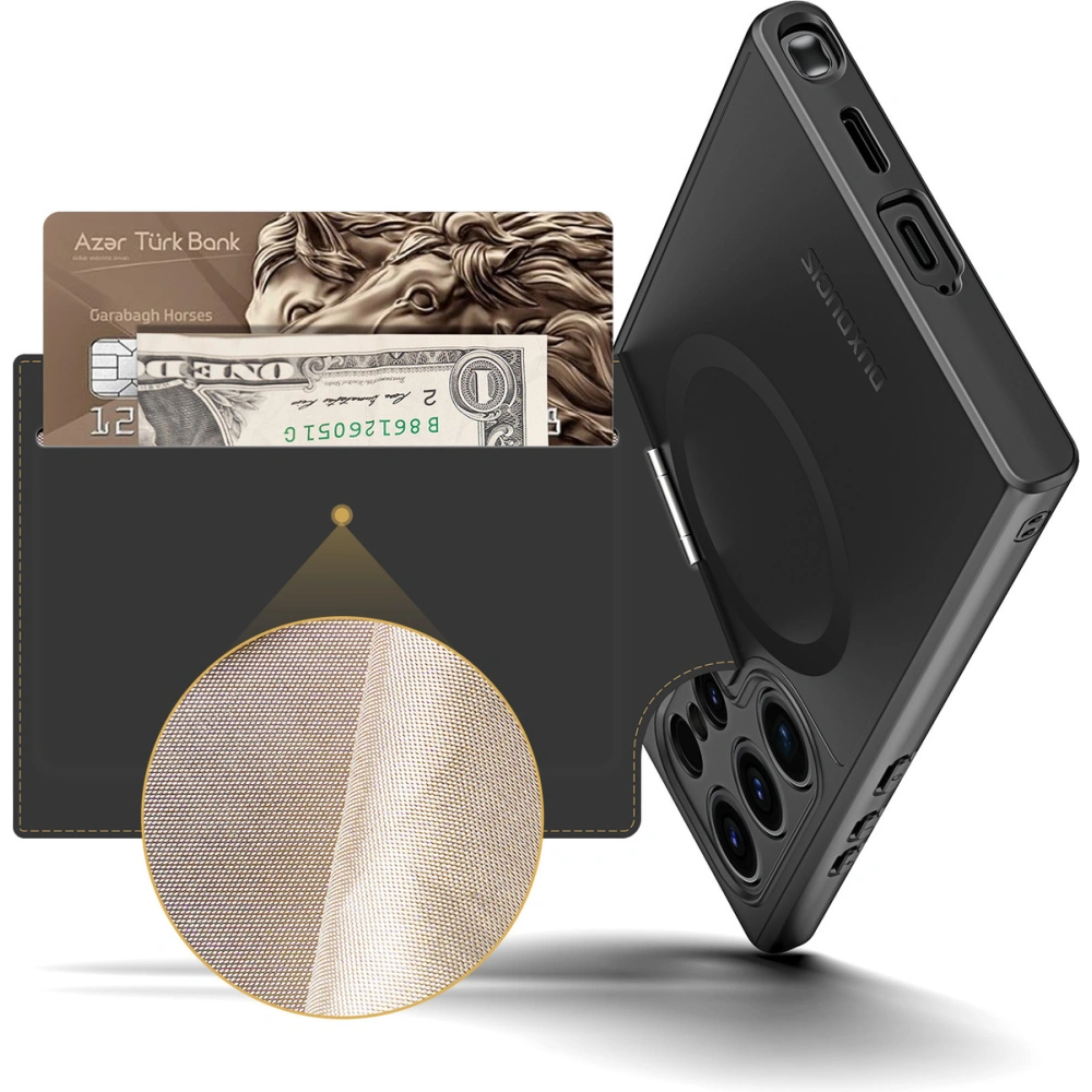 Etui Dux Ducis Rafi ll Mag Samsung Galaxy S24 Ultra czarne