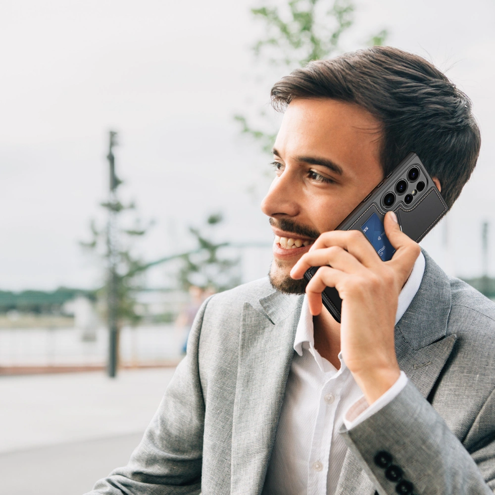 Etui Dux Ducis Rafi ll Mag Samsung Galaxy S24 Ultra czarne