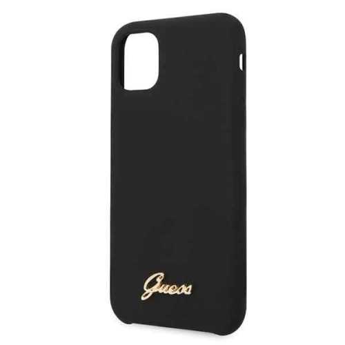 Kup Etui Guess GUHCN58LSLMGBK Apple iPhone 11 Pro negru/czarny hard case Silicon Vintage Gold Logo - GUE166BLK - {ean13} - Sklep Home Screen