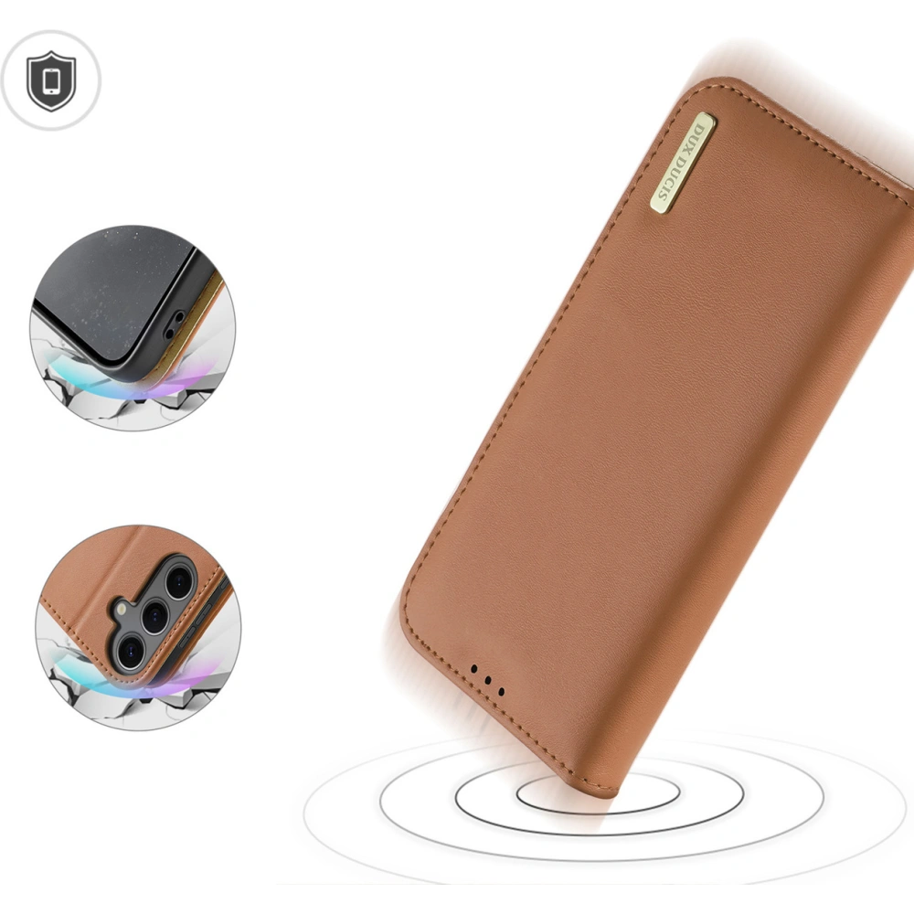 Etui Dux Ducis Hivo Samsung Galaxy S24 brązowe