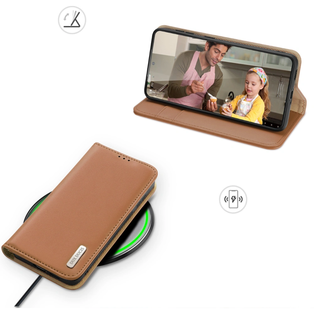 Etui Dux Ducis Hivo Samsung Galaxy S24 brązowe