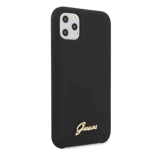 Kup Guess Apple Tasche GUHCN58LSLMGBK iPhone 11 Pro schwarz/schwarz Hartschale Silikon Vintage Gold Logo - GUE166BLK - {ean13} - Sklep Home Screen