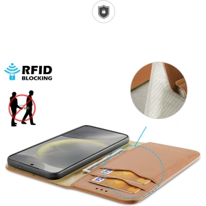 Kup Etui Dux Ducis Hivo Samsung Galaxy S24+ Plus brązowe - DDS1954 - {ean13} - Sklep Home Screen