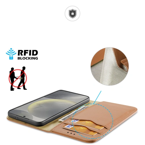 Kup Etui Dux Ducis Hivo Samsung Galaxy S24+ Plus brązowe - DDS1954 - {ean13} - Sklep Home Screen