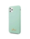 Kup Etui Guess GUHCN58LSLMGG Apple iPhone 11 Pro zelený/green hard case Silicone Vintage Gold Logo - GUE167GRN - {ean13} - Sklep Home Screen