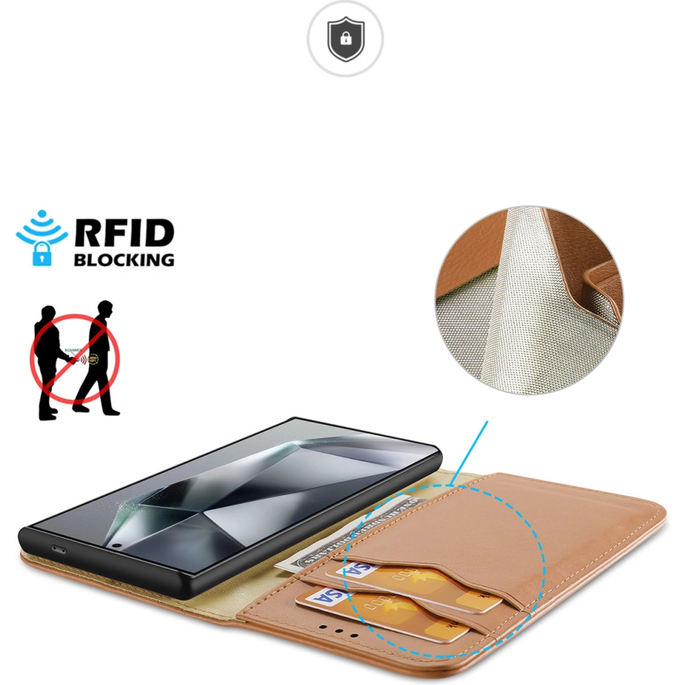 Etui Dux Ducis Hivo Samsung Galaxy S24 Ultra brązowe