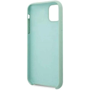 Kup Etui Guess GUHCN58LSLMGG Apple iPhone 11 Pro zielony/green hard case Silicone Vintage Gold Logo - GUE167GRN - {ean13} - Sklep Home Screen
