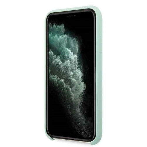 Kup Etui Guess GUHCN58LSLMGG Apple iPhone 11 Pro verde/green hard case Silicon Vintage Gold Logo - GUE167GRN - {ean13} - Sklep Home Screen