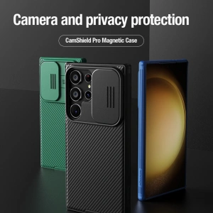 Kup Etui Nillkin CamShield Pro Samsung Galaxy S24 Ultra zielone - NLK1472 - {ean13} - Sklep Home Screen
