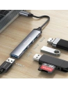 Kup Adapter 4w1 AWEI CL-150T Hub USB-C / 4xUSB-A schwarz/black - AWEI177 - {ean13} - Sklep Home Screen
