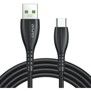 Kup Kabel AWEI CL-115T USB-A / USB-C 2.4A czarny/black - AWEI179 - {ean13} - Sklep Home Screen