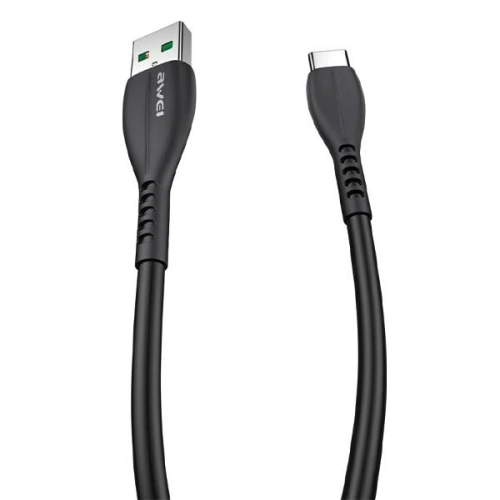 Kup Cablu AWEI CL-115T USB-A / USB-C 2.4A negru/black - AWEI179 - {ean13} - Sklep Home Screen