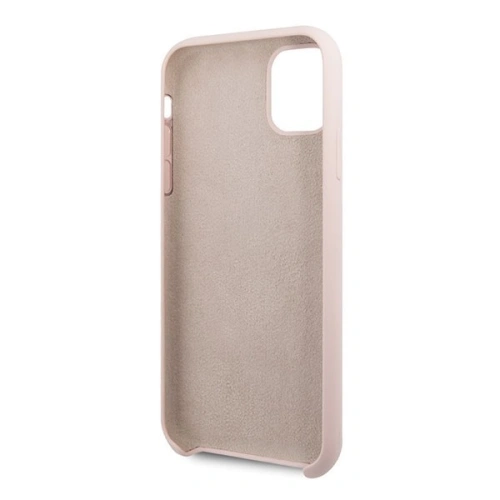 Kup Etui Guess GUHCN58LSLMGLP Apple iPhone 11 Pro világosrózsaszín/hardcase szilikon vintage arany logó - GUE169PNK - {ean13} - Sklep Home Screen