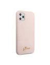 Kup Etui Guess GUHCN58LSLMGLP Apple iPhone 11 Pro világosrózsaszín/hardcase szilikon vintage arany logó - GUE169PNK - {ean13} - Sklep Home Screen