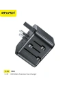 Buy AWEI C-39 travel charger 2xUSB-A, 3xUSB-C 35W US/AU/EU/UK black - AWEI180 - {ean13} - Home Screen Store Europe