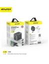 Buy AWEI C-39 travel charger 2xUSB-A, 3xUSB-C 35W US/AU/EU/UK black - AWEI180 - {ean13} - Home Screen Store Europe