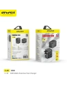 Kup Reise-Netzteil AWEI C-40 2xUSB-A, 3xUSB-C 65W US/AU/EU/UK schwarz/black - AWEI181 - {ean13} - Sklep Home Screen