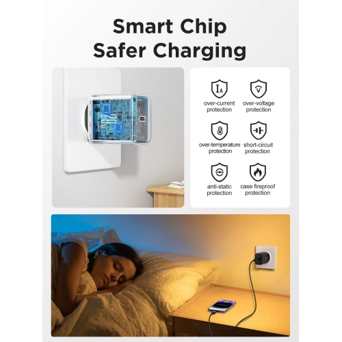 Kup Netzteil Joyroom JR-TCF06 USB-C PD 20W + schwarzes USB-C-Kabel - JYR974 - {ean13} - Sklep Home Screen