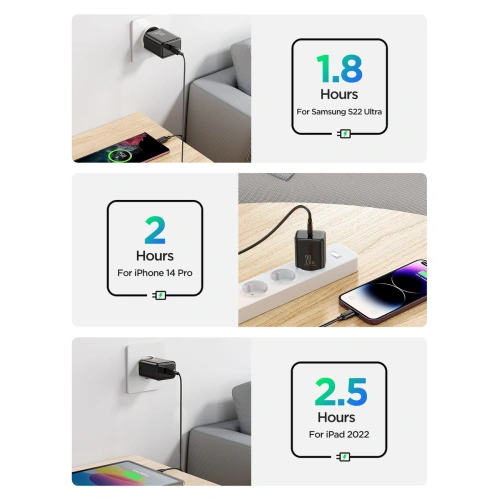 Kup Netzteil Joyroom JR-TCF06 USB-C PD 20W + schwarzes USB-C-Kabel - JYR974 - {ean13} - Sklep Home Screen