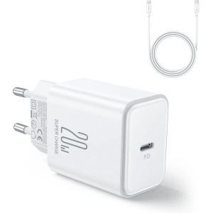 Kup Netzteil Joyroom JR-TCF06 USB-C PD 20W + USB-C-Kabel weiß - JYR975 - {ean13} - Sklep Home Screen