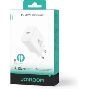 Kup Netzteil Joyroom JR-TCF06 USB-C PD 20W + USB-C-Kabel weiß - JYR975 - {ean13} - Sklep Home Screen
