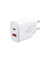 Kup Ładowarka sieciowa Joyroom JR-TCF05 20W USB-A, USB-C + kabel USB-C 1m biała - JYR976 - {ean13} - Sklep Home Screen