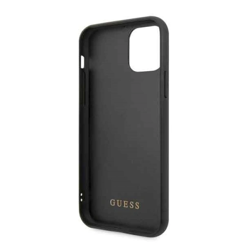 Kup Etui Guess GUHCN58MGGBK Apple iPhone 11 Pro negru/black hard case Glitter Marble Glass - GUE171BLK - {ean13} - Sklep Home Screen