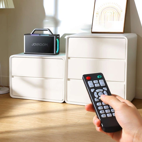 Kup Głośnik bezprzewodowy do karaoke Joyroom Pies Series JR-MW03 Bluetooth 5.3 z 2 mikrofonami i pilotem czarny - JYR978 - {ean13} - Sklep Home Screen