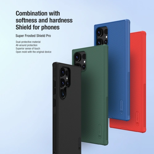 Buy Nillkin Super Frosted Shield Pro Samsung Galaxy S24 Ultra red - NLK1478 - {ean13} - Home Screen Store Europe