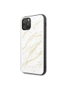 Kup Etui Guess GUHCN58MGGWH Apple iPhone 11 Pro bílý/white hard case Glitter Marble Glass - GUE172WHT - {ean13} - Sklep Home Screen