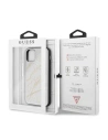 Kup Etui Guess GUHCN58MGGWH Apple iPhone 11 Pro bílý/white hard case Glitter Marble Glass - GUE172WHT - {ean13} - Sklep Home Screen