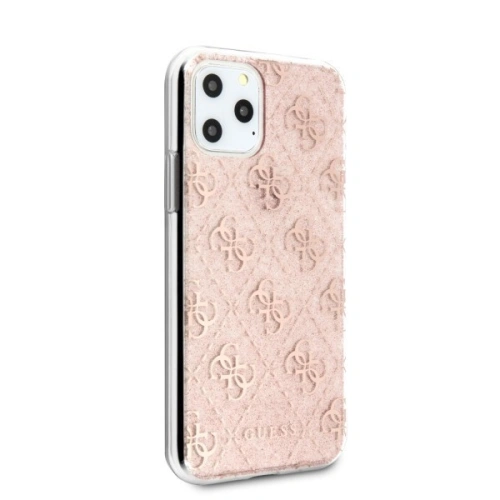 Kup Guess Apple Tasche GUHCN58PCU4GLPI iPhone 11 Pro rosa/rosa Hartschalenetui 4G Glitter - GUE174PNK - {ean13} - Sklep Home Screen
