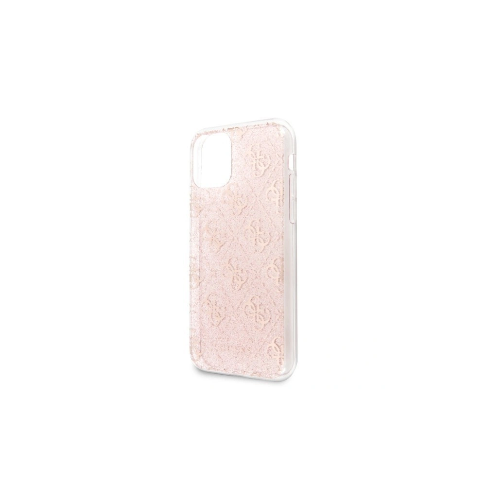 Etui Guess GUHCN58PCU4GLPI Apple iPhone 11 Pro różowy/pink hard case 4G Glitter