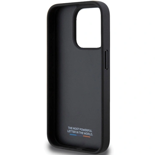 Kup Case BMW BMHCP15L23PUPVK Apple iPhone 15 Pro Hartschale Perforierte Tricolor-Linie schwarz/black - BMW621 - {ean13} - Sklep Home Screen