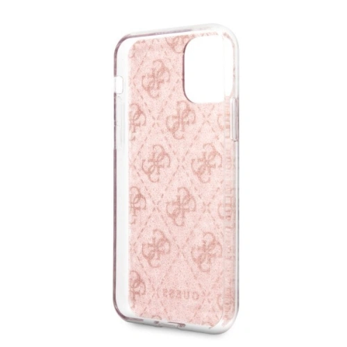 Kup Guess Apple Tasche GUHCN58PCU4GLPI iPhone 11 Pro rosa/rosa Hartschalenetui 4G Glitter - GUE174PNK - {ean13} - Sklep Home Screen