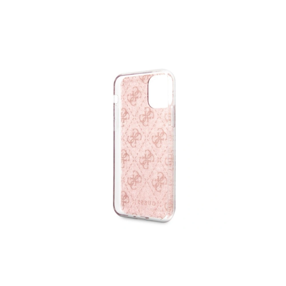 Etui Guess GUHCN58PCU4GLPI Apple iPhone 11 Pro różowy/pink hard case 4G Glitter