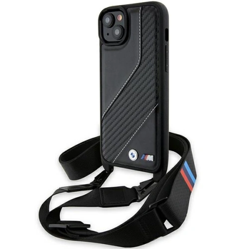 Kup Etui BMW BMHCP15M23PSCCK Apple iPhone 15 Plus / 14 Plus hardcase M Edition Carbon Stripe & Strap černý/black - BMW623 - {ean13} - Sklep Home Screen